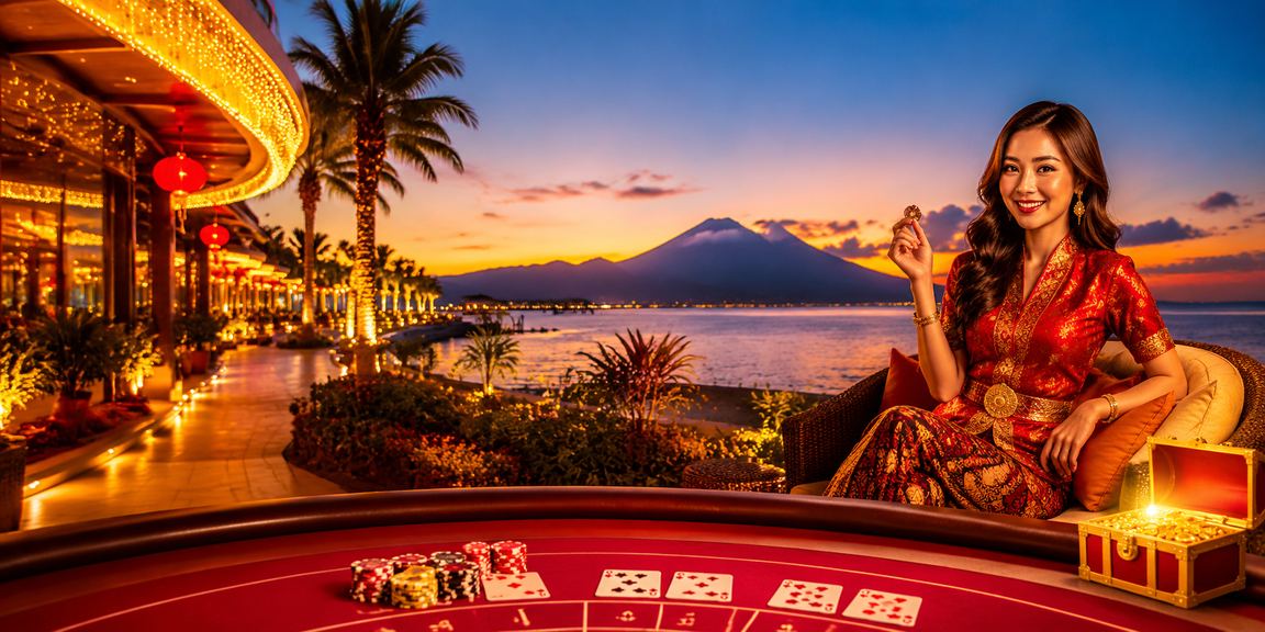Permainan baccarat di kawasan Sabah dengan pemain yang santai
